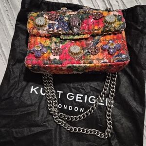 Kurt Geiger Multicolor Floral Bag